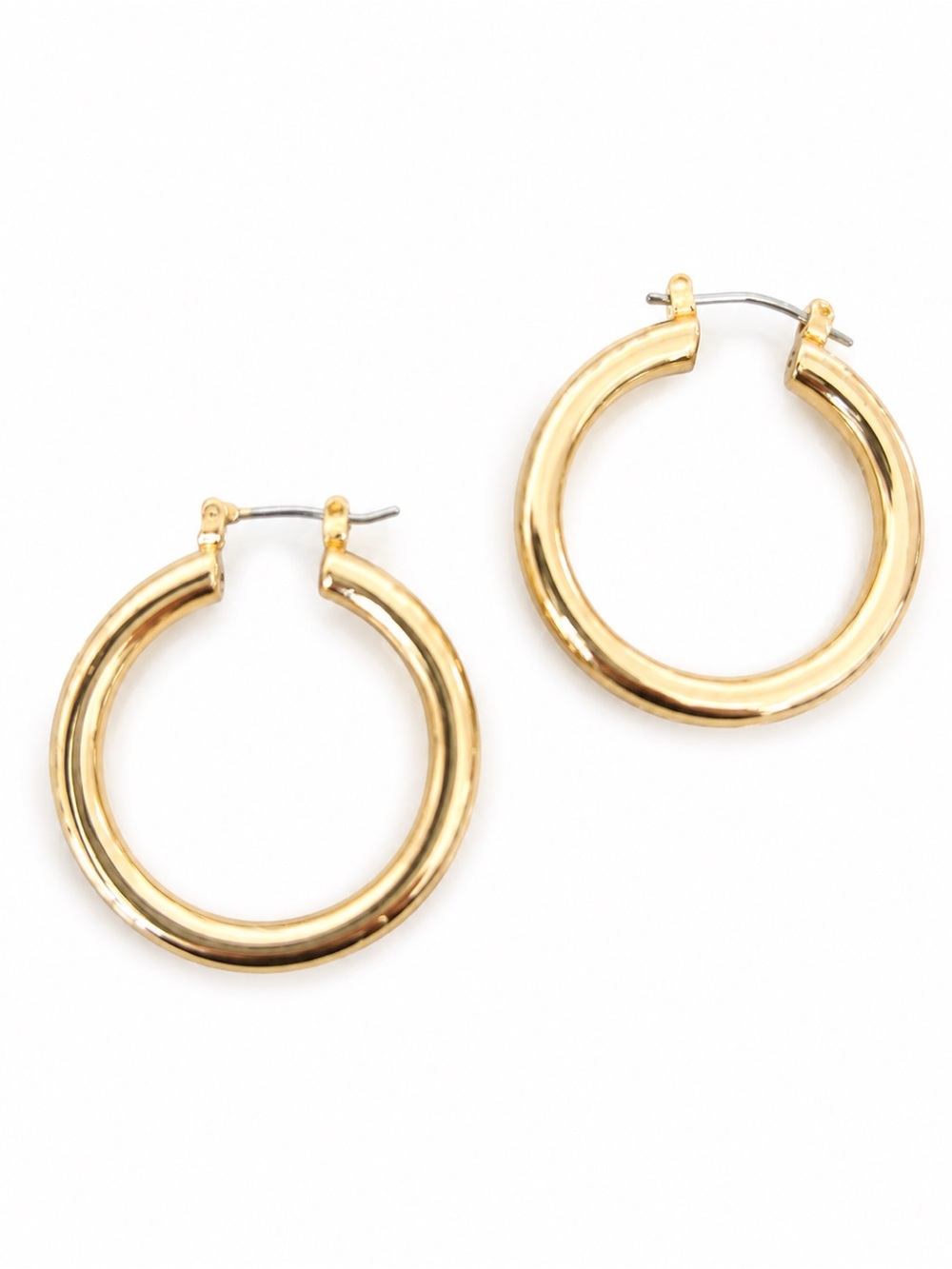 House of Harlow 1960 Polished Gold Hoop Earrings